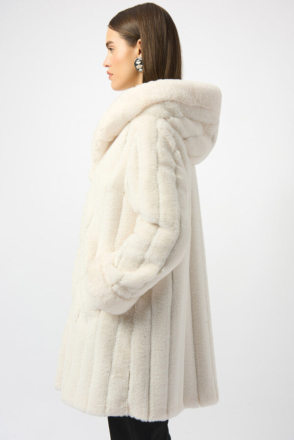 Manteau col longueur hanche
