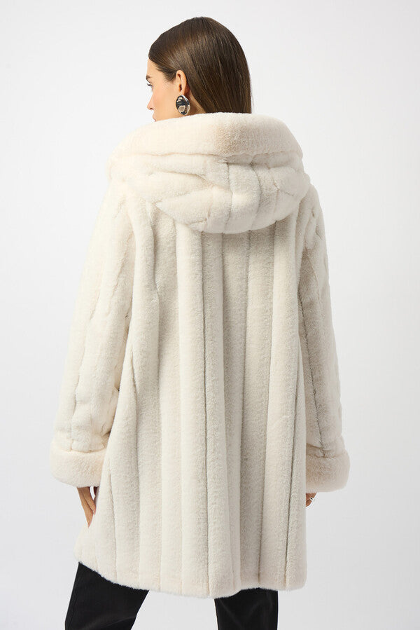Manteau col longueur hanche