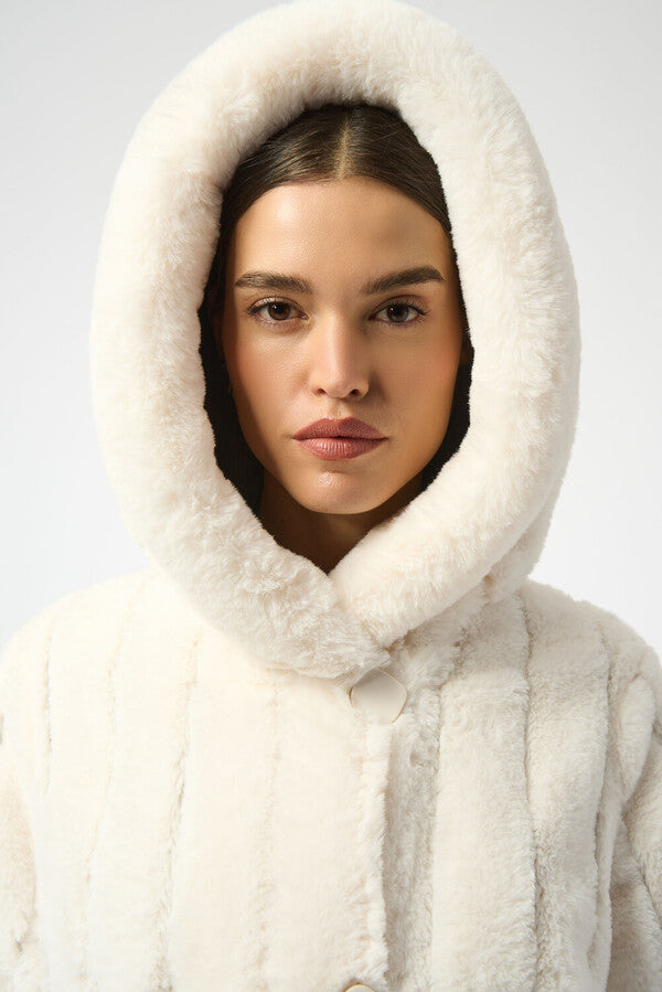 Manteau col longueur hanche