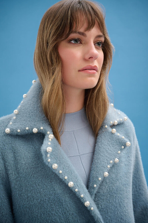 Manteau à perles simple