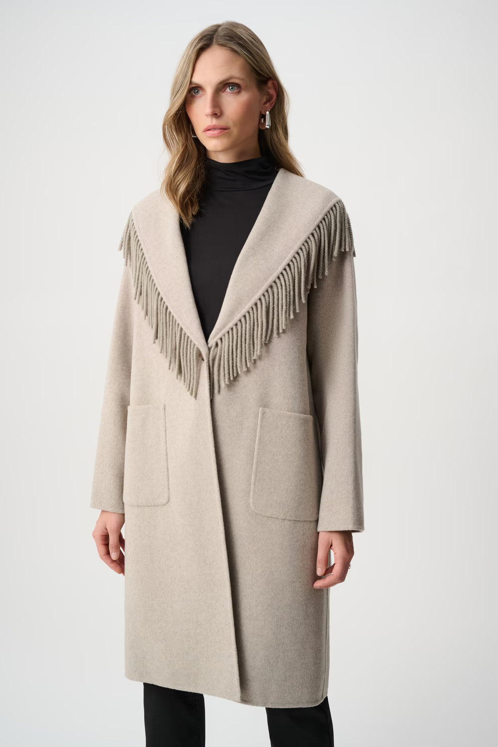 Manteau mi-cuisse mélangé
