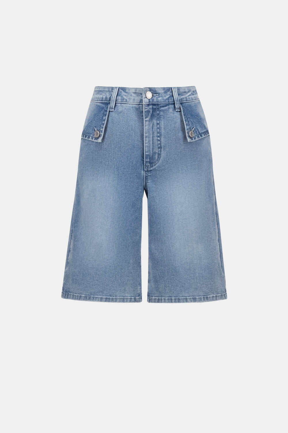 Shorts taille haute longueur genou