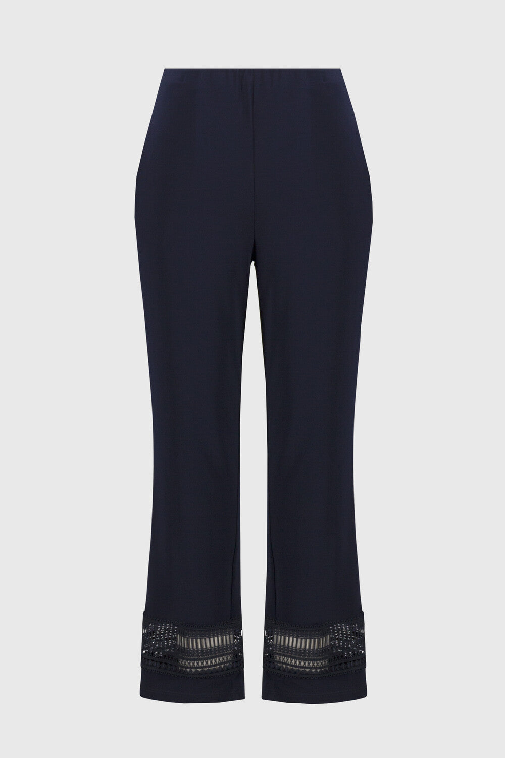 Pantalon cropped brodé