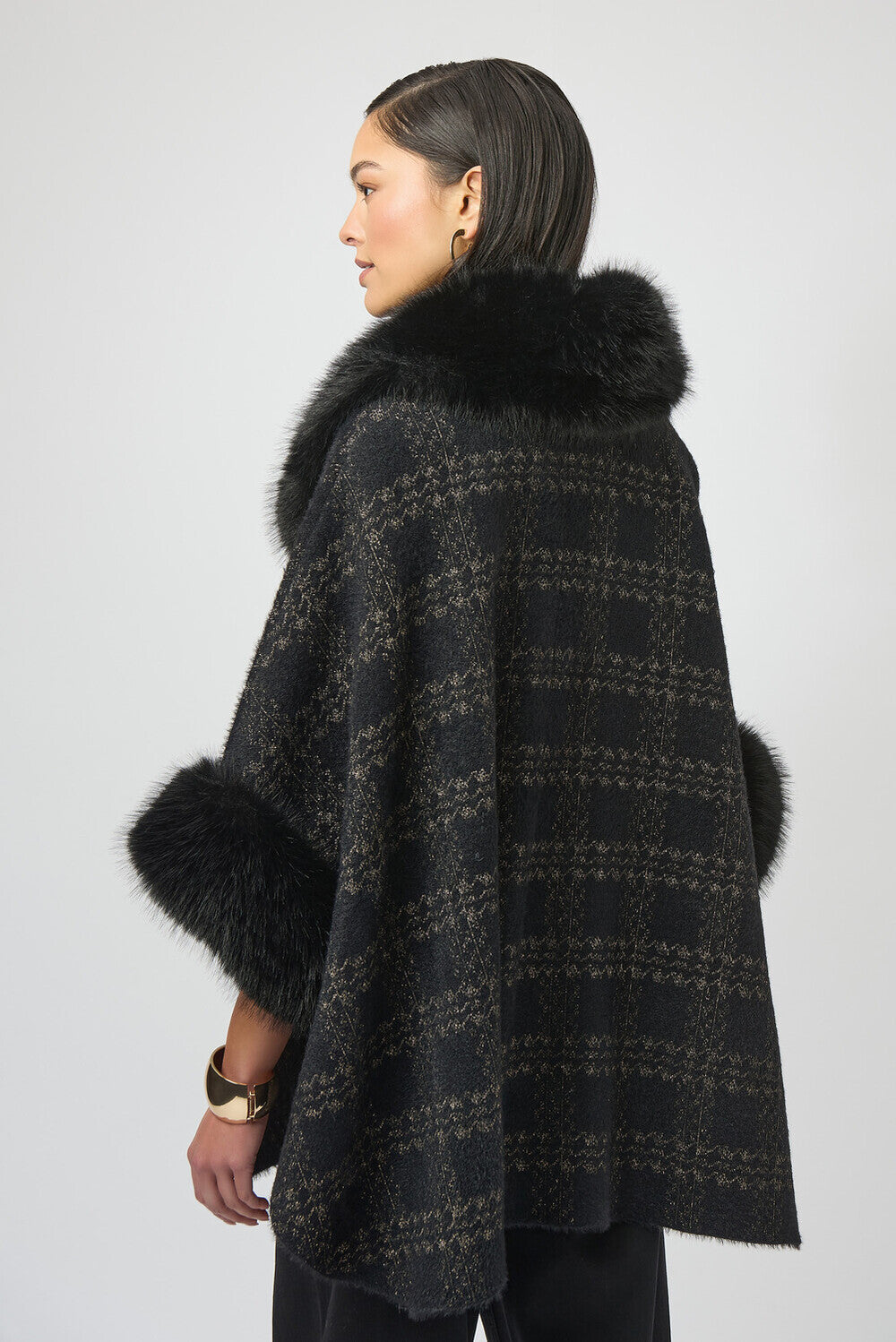 Manteau à col fourrure