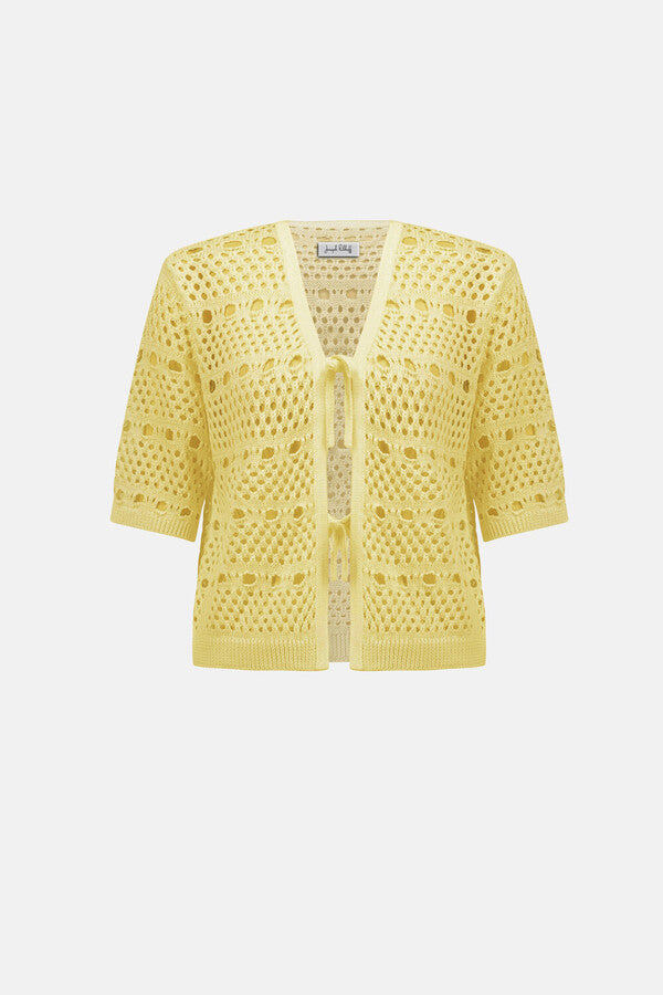 Cardigan en maille ouverte
