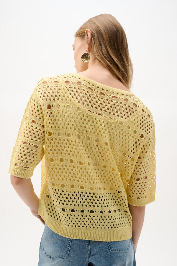 Cardigan en maille ouverte