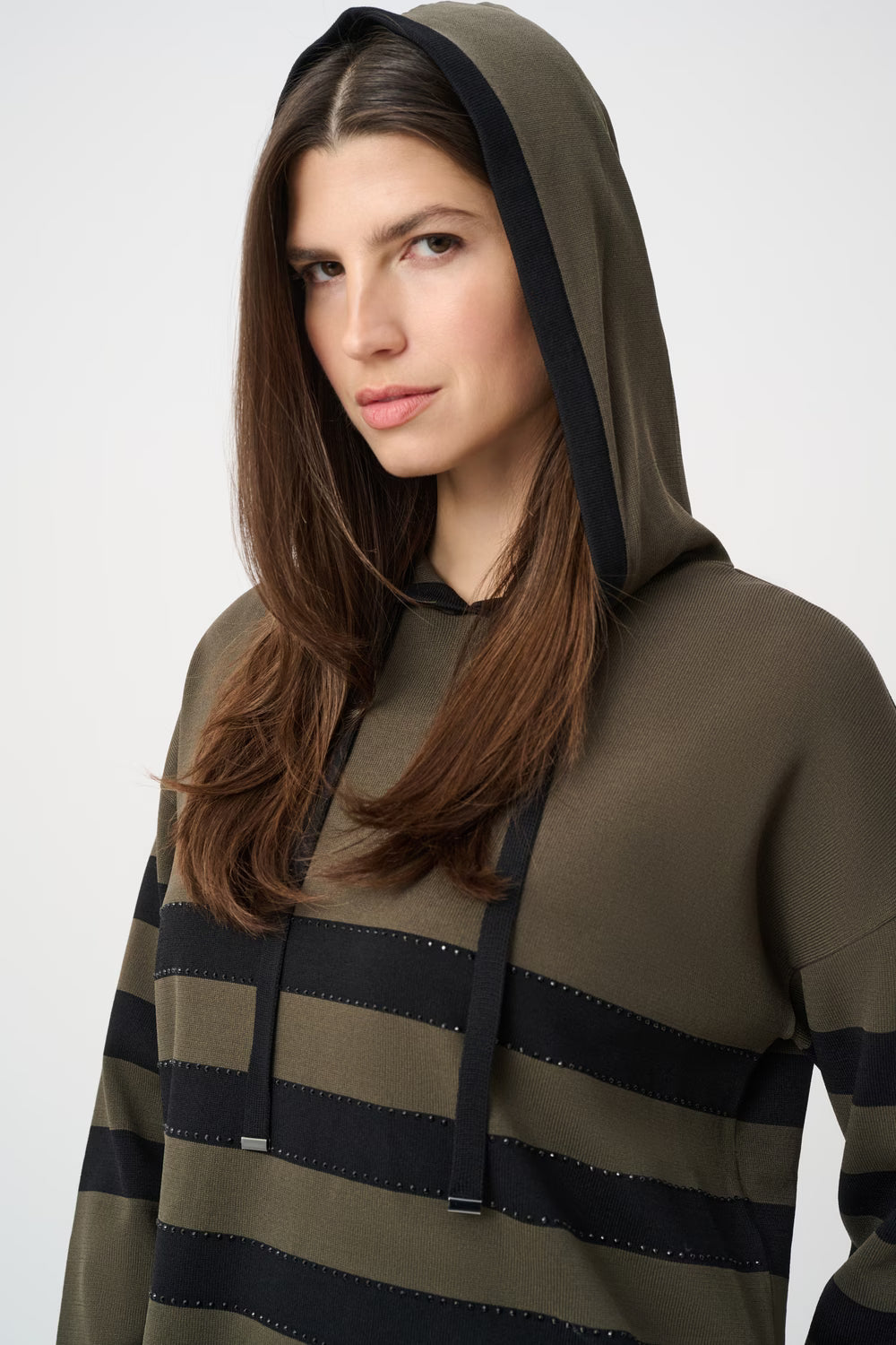 Striped hoodie