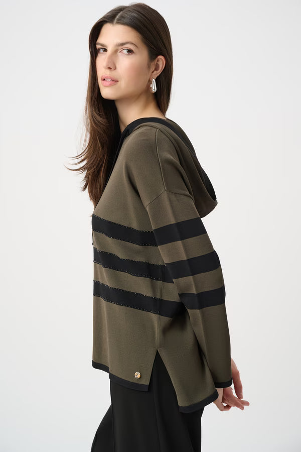 Striped hoodie