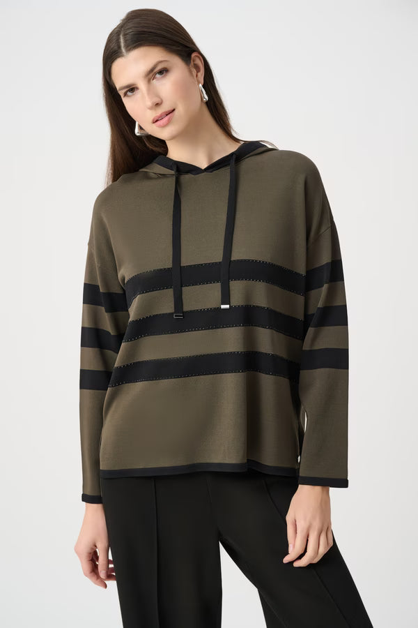 Striped hoodie
