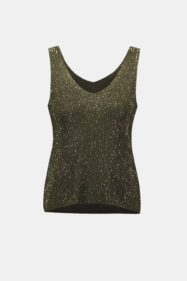 Chic sleeveless sweater