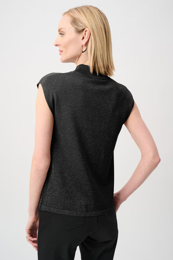 Jewel-embellished high-neck sweater