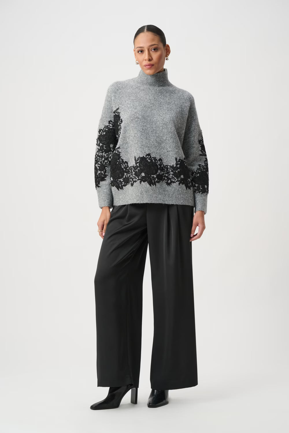 Pull décontracté floral