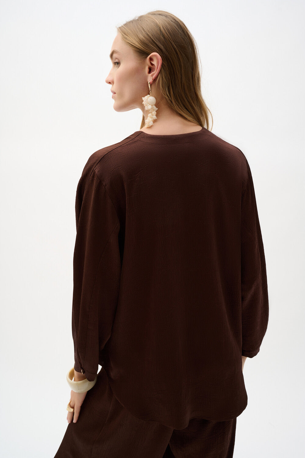 Chemise décontractée col v