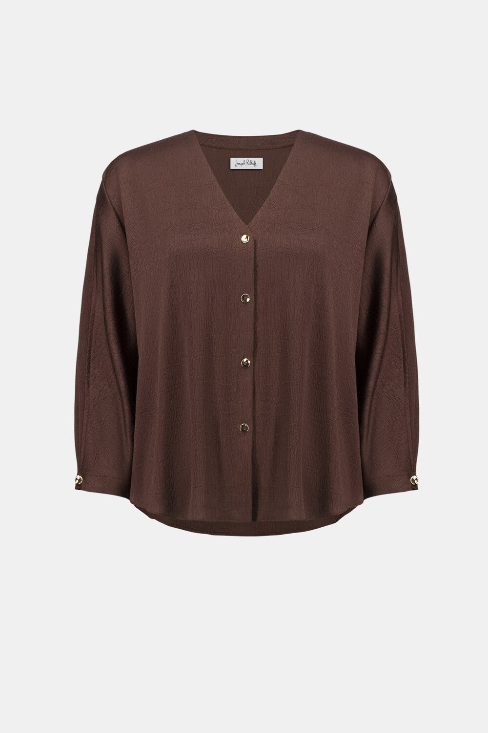 Chemise décontractée col v