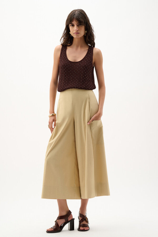 Camisole en tricot ornée
