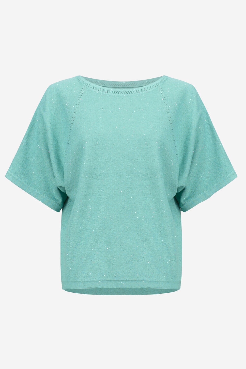Pull bijou à col rond