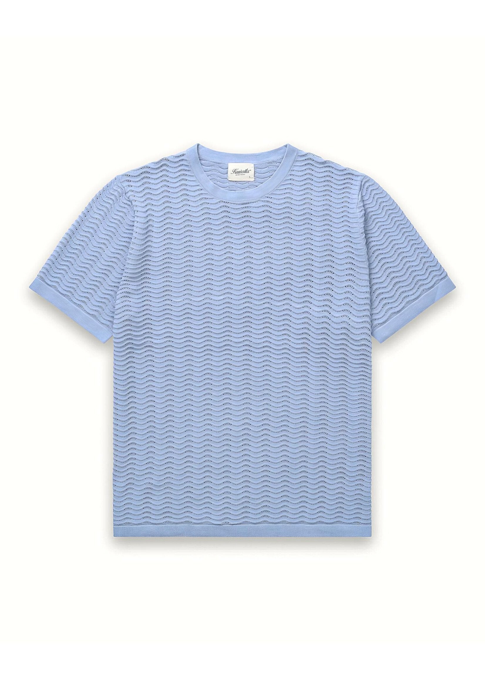 T-shirt en maille ondulée