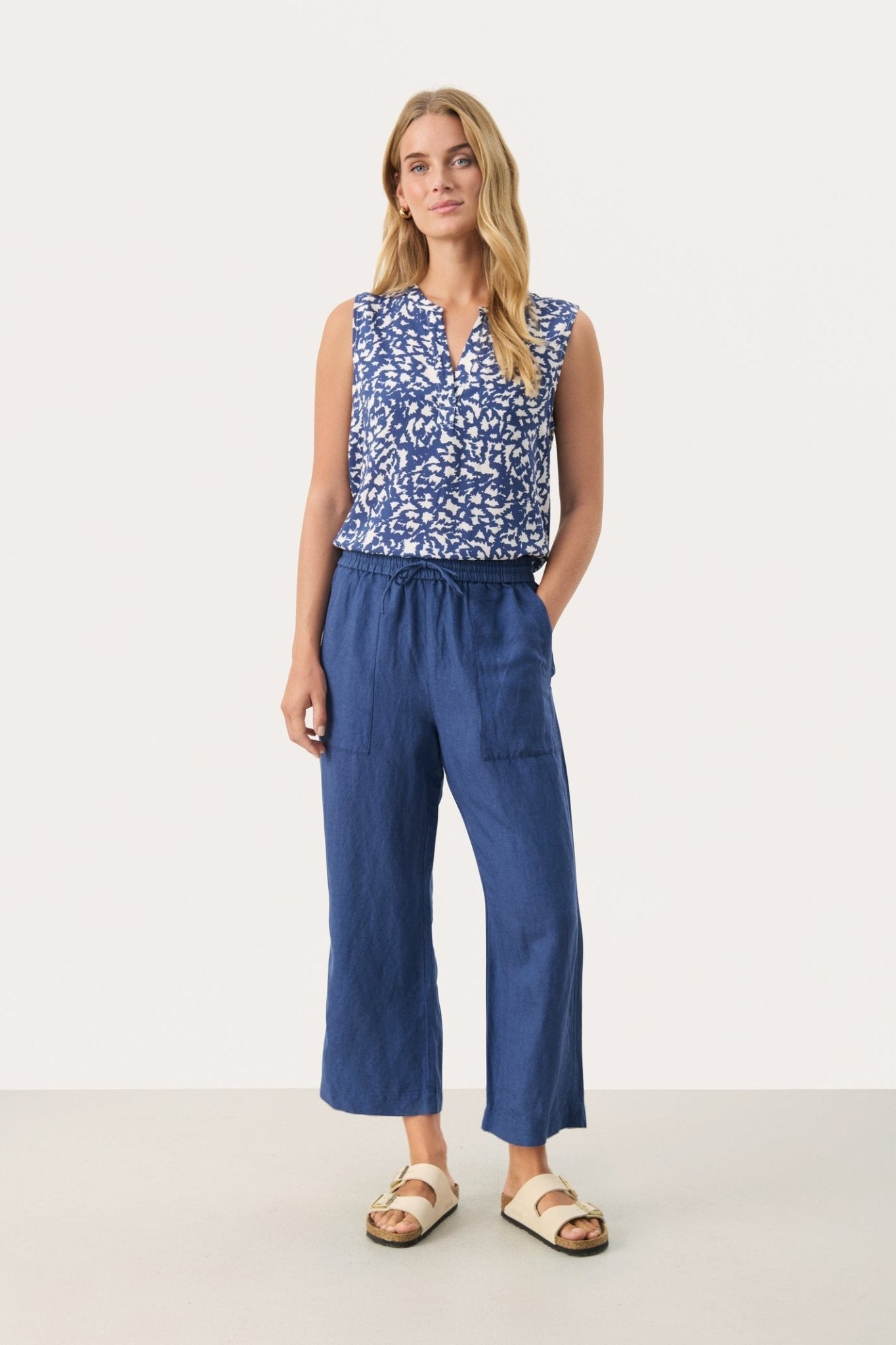 Pantalon en lin Eniolas pour femmes