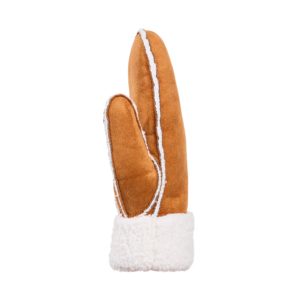 Tundra Faux Suede Fingerless Gloves