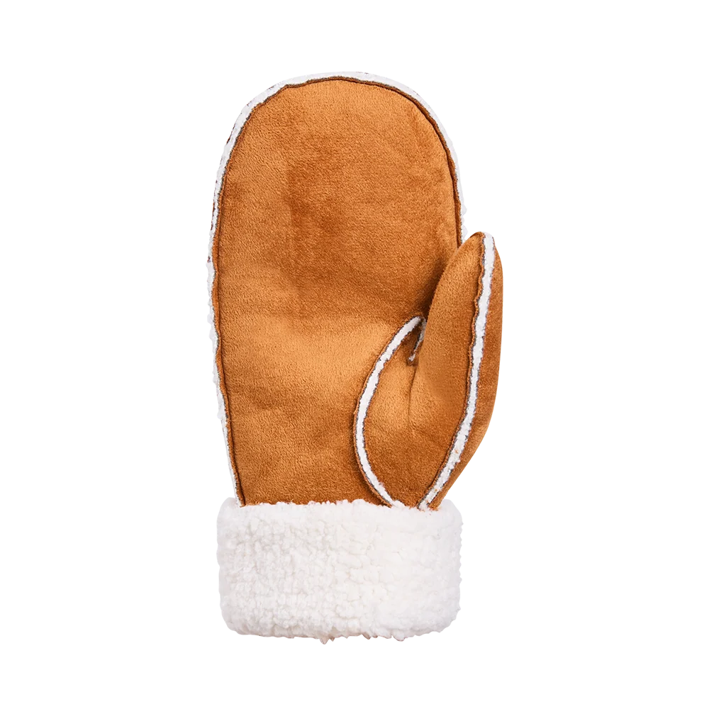 Tundra Faux Suede Fingerless Gloves